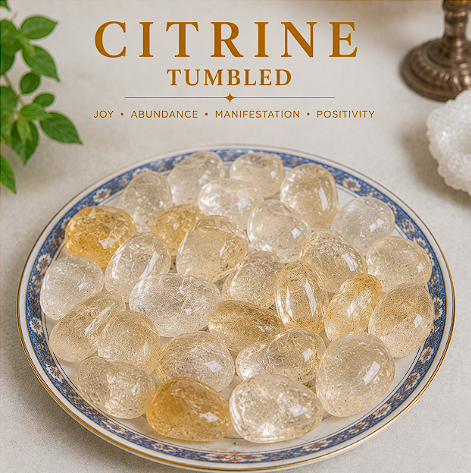 CITRINE TUMBLED