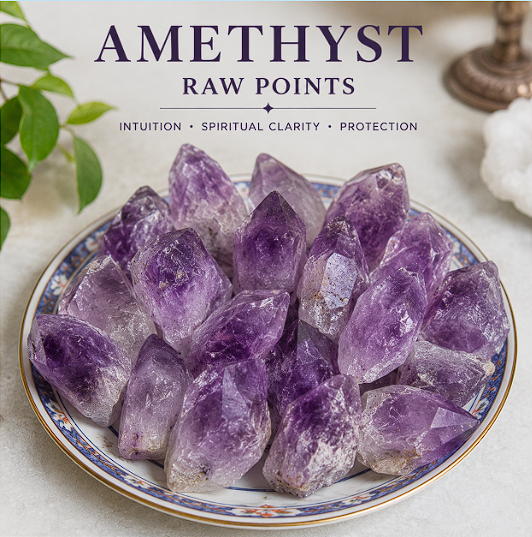 AMETHYST RAW POINTS