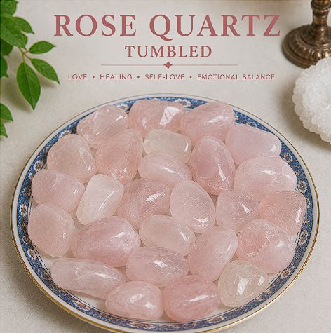 ROSE QUARTZ TUMBLED