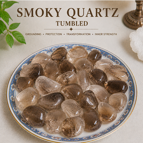 SMOKY QUARTZ TUMBLED